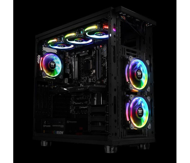 THERMALTAKE Riing 14 RGB Plus TT Premium Edition 5 Pak CL-F057-PL14SW-A - 1380481 - zdjęcie 2